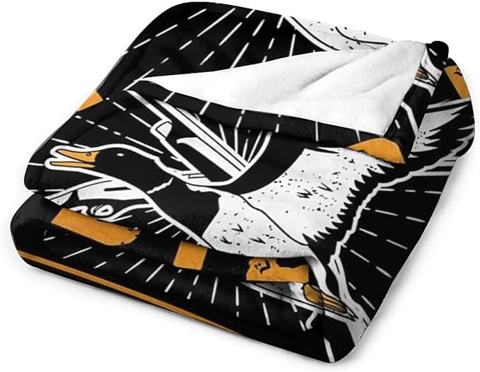 Goose Hunting Blanket Hunting Gifts for Men Goose Hunting Accessories Hunting Throw Blanket for Adults Soft Warm Cozy Fleece Blanket for Couch Sofa Bed 50"x60"