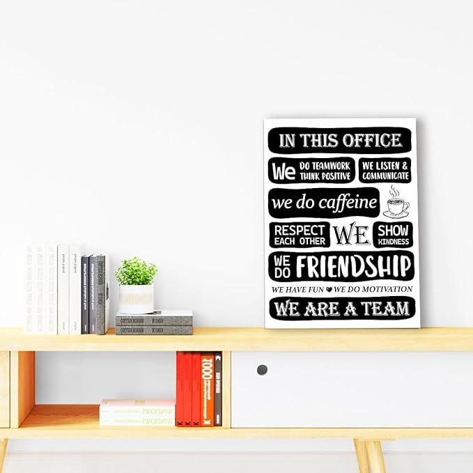 Gwisml In This Office Wall Decor,We Are A Team Artwork Inspirational Teamwork Canvas Frame Paintings For Home Workplace Wall Art Decor