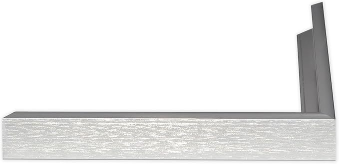 Frame My Mirror Silver Metal Framed Mirror, 28" x 60" Mirror for Bathroom, Metal Frame, True Reflections Glass, Chrome Finish, Stanton Design, Hangs Horizontally or Vertically, Made in USA