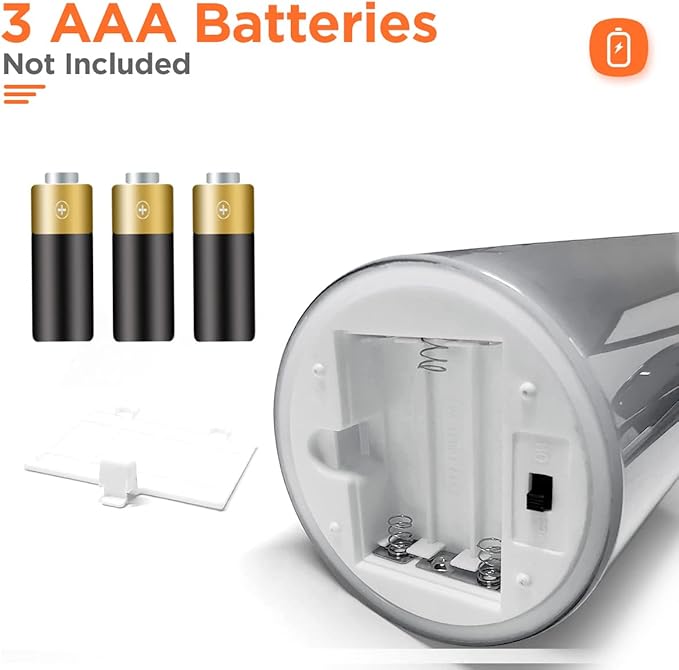 Tyawon Glass Battery Operated LED Flameless Candles with Remote and Timer, Real Wax Candles Warm Color Flickering Light for Festival Wedding Home Party Decor(Pack of 3)-Grey