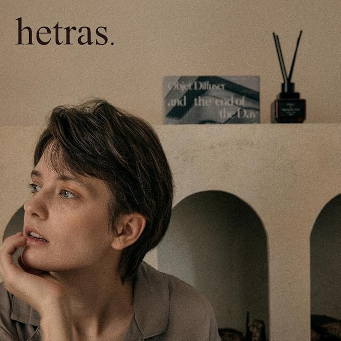 hetras Objet Diffuser Gift Set 6.7 fl.oz. 2 Pack | Department Store 1F - Elegant Flower Scent | Long-Lasting Scented Room Fresheners with 8 Reed Sticks for Home Fragrance Bedroom Bathroom Shelf Décor