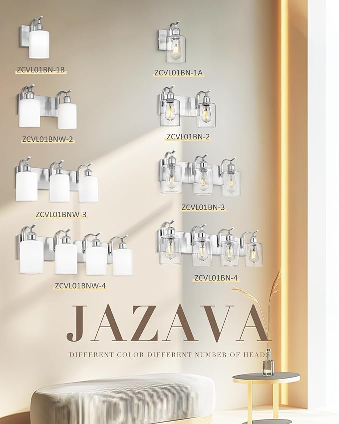 Brushed Nickel Battery Cordless Wall Sconces, Rechargeable Sconces Wall Lighting Fixture with Clear Glass Shade for Bathroom Industrial Metal Wall Mount Lamp for Bedroom Living Room ZCVL01BN-1A