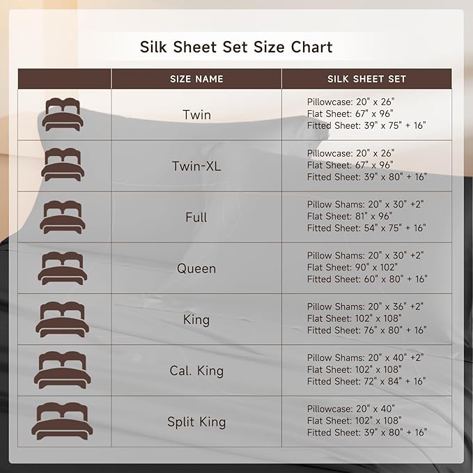 THXSILK Silk Sheet Set 4Pcs, 6A+ Top Grade 100% Pure Mulberry Silk Bed Sheets Ultra Soft Durable Luxury Bedding Sets Cooling, 1 Fitted Sheet, 1 Flat Sheet and 2 Pillowcases (Twin, Black)