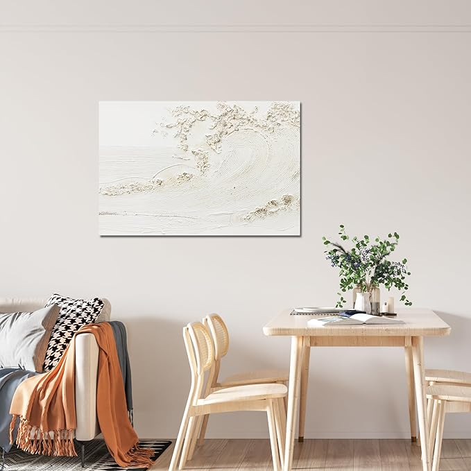 Canvas Wall Art Decor Large Wall Art for Living Room Large Artwork for Walls Black Abstract Wall Art Decor Canvas Art Wall Decor Modern Textured Wall Art Paintings 32" X 48" Bedroom Office Wall Decor