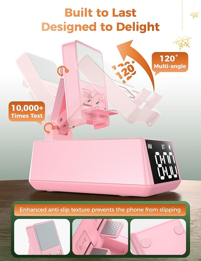 White Elephant Gifts for Adults Useful:Birthday Gift for Men Women Christmas Ideas Induction Speaker Bluetooth HD Sound,Kitchen Gadgets Anniversary Dad Mom Husband Wife Teen Stocking Stuffers(Pink)