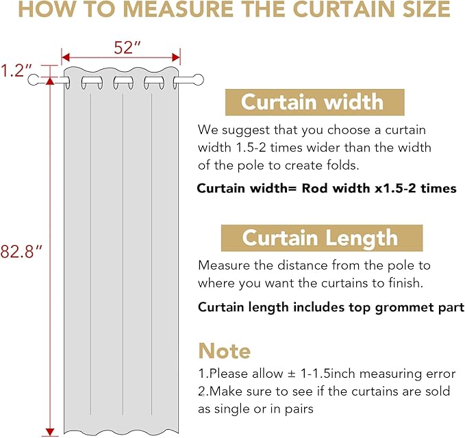 100% Blackout Curtains Thermal Insulated Full Blackout Curtains for Living Room Energy Efficiency Window Curtain Drapes for Bedroom with Black Liners (1 Panel, 52x84 inch, Navy)