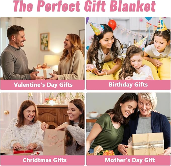 Sunflower Blanket for Women - Inspirational Floral Throw Blanket 50"x60" - Soft Flannel Fleece with Butterfly & Bee - Perfect Cozy Gift for Birthday, Fall & Summer Home Decor