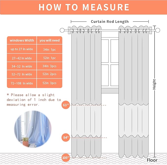 XiDi Dream Star Blackout Curtains for Kids Rooms Girl Princess Curtain for Daughter Bedroom Window (Pink Grey Blue, W34 X L63)