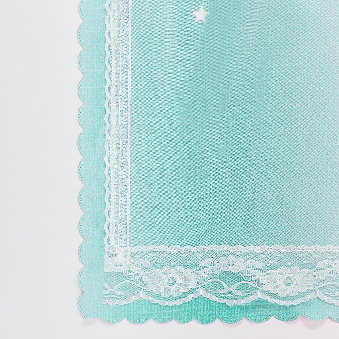 XiDi Curtains for Bedroom Kids Rainbow Pink Purple Green Curtains for Girls Room Darkening 42/79