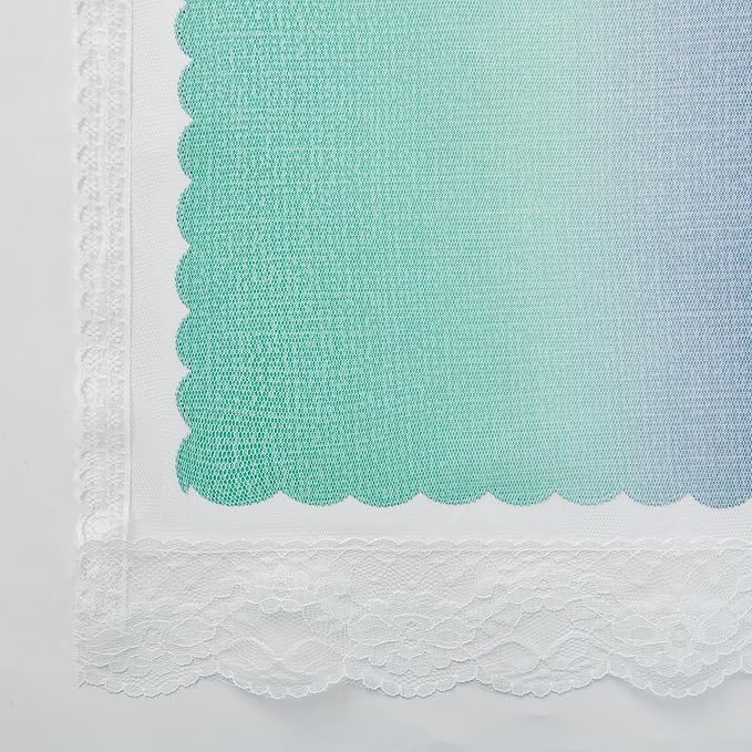 XiDi Curtains for Bedroom Decor, Rainbow Purplgreen grey52/90