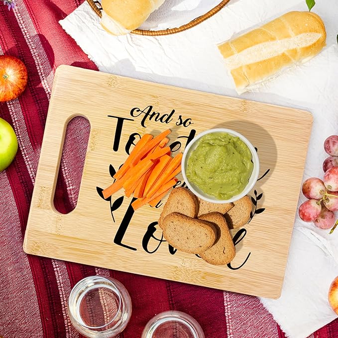 Together They Built a Life They Loved Cutting Board 11.6x7.6”in, Wedding Engagement Gifts for Couples Newlyweds Bride Groom, Newlywed Gifts for Couples, Just Married Engaged Gifts, Housewarming Gifts