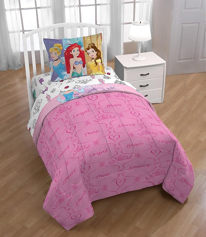 Disney Princess Friendship Adventures 5 Piece Twin Bed In A Bag