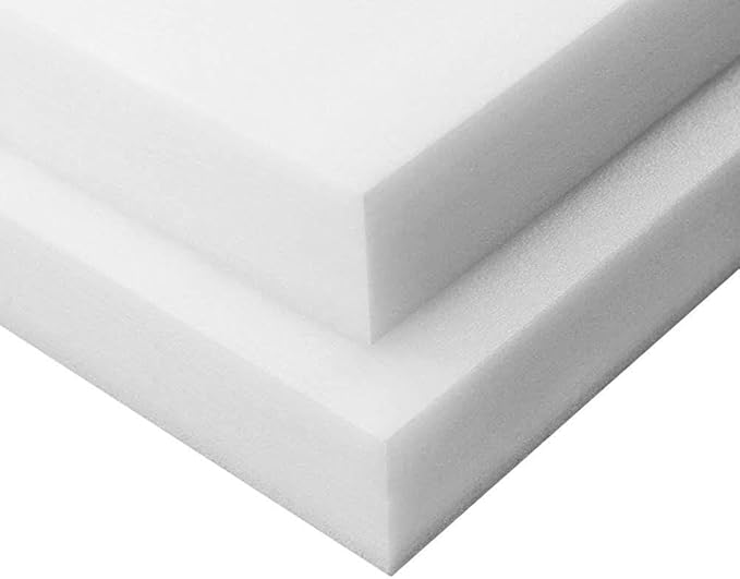 MoonRest® Custom Cut - Upholstery Foam Cushion Fill for Couch, Chair, Sofa, Bench, Bed, Decorative Throw Pillow, Stuffing, Hospital and Gymnastics Mattress