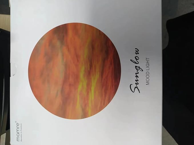 mamre Romantic Dimmable Sunset Lamp Home Decor Sunset Table Lamp Gift for Living Room Bedroom