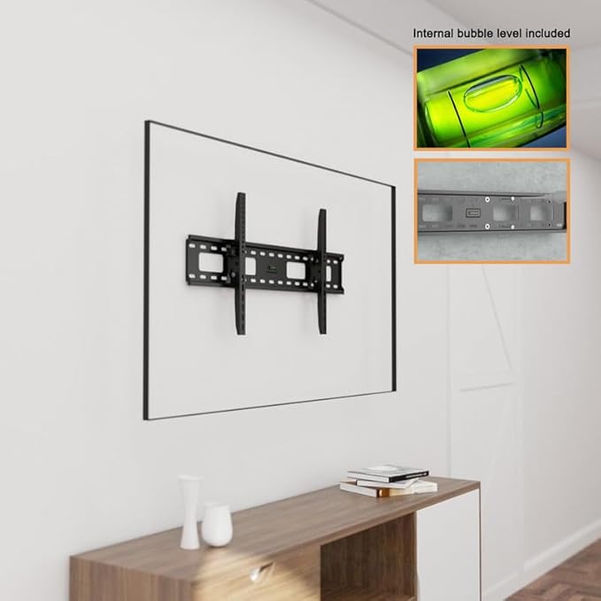 Ultra Slim Flat TV Wall Mount Bracket for Sony BRAVIA 9 Class Mini LED QLED 4K HDR Google TV (2024) K-85XR90 85Inch TV - Low 1.4" Profile Design, Heavy Duty Steel, Flush to Wall, Simple Install