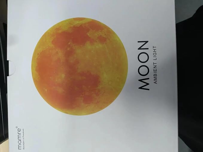 mamre Moon Lamp for Living Room, Decoration Night Light, Anniversary Valentine Gifts for Him, Mr & Mrs Signs for Wedding Table Décor, Home Gift Xmas Gift, Newlywed Couples Under The Full Moon