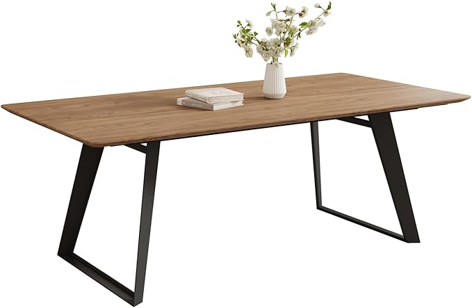 ZckyCine 51"-67" Expandable Modern Dining Table | Rectangular Wood Extendable Design | Space-Saving Multifunctional Kitchen & Home Furniture for Small Spaces, Family Dining Rooms