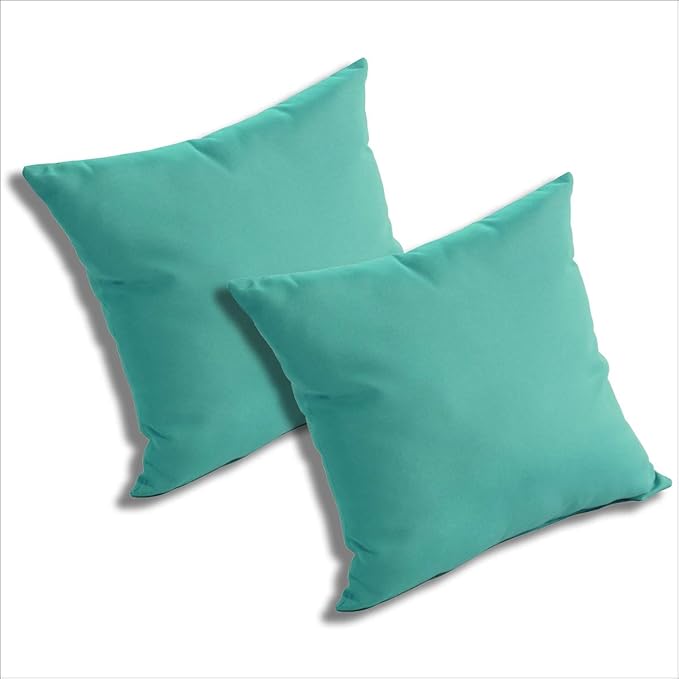 SET OF 2 Sunbrella Outdoor/Indoor THROW PILLOWS by Comfort Classics Inc. (ARUBA)