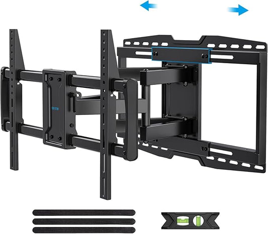 USX STAR 32-90" Full Motion Sliding TV Wall Mount, Fits 16" 18" 24" Wood Studs, Wall Mount TV Bracket with Smooth Swivel, Tilt, Extension, Holds up to 150lbs, Max VESA 600x400mm, Fit Most 75 85 86 TVS