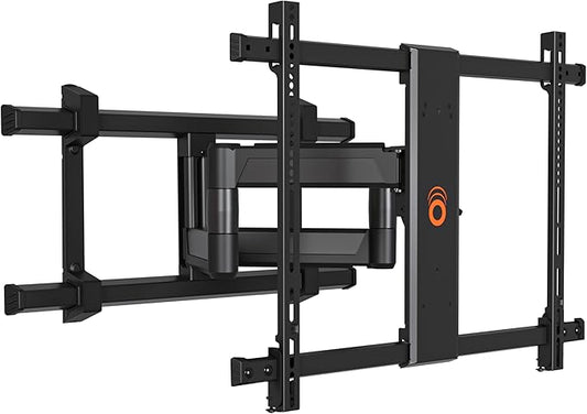 ECHOGEAR XL Full Motion TV Wall Mount - Universal Bracket for Big TVs Up to 90" - Smooth Articualtion Plus Easy 3 Step Install with Pre-Assembled TV Interface - Ideal for OLED & QLED TVs
