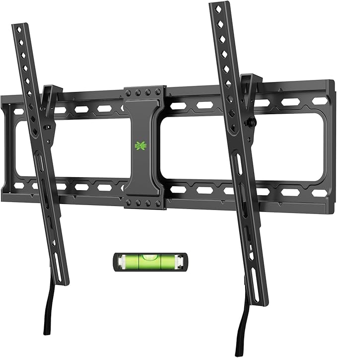 USX MOUNT Tilting TV Wall Mount for Most 37"-90" Flat Curved Screen Television, TV Bracket with Max VESA 600x400mm up to 132lbs, Low Profile Tilt Mount for 16", 24" Stud