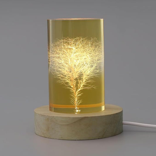 Tree of Life LED Night Light, Acrylic Decorative Plaque, Personalized Anniversary Wedding Gifts for Parents Couple, Christmas Gifts for Family Boyfriend Girlfriend (Cylinder)