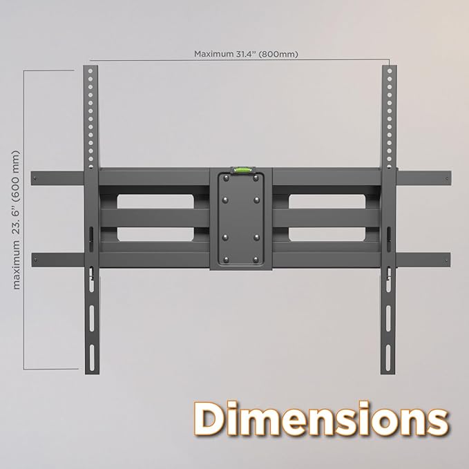 ProMounts Articulating/Full Motion TV Wall Mount, Tilt Swivel Wall Mount Bracket for Most 50-110 Inch, Corner TV Mount for Curved, Flat Screen, LED, LCD, OLED, Plasma TVs, Holds up to 132 lbs.