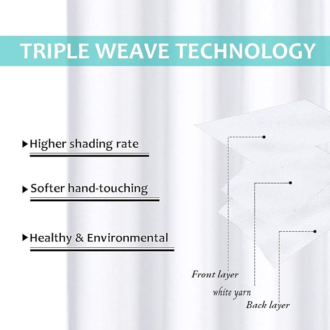 NICETOWN Room Seperating Divider, Room Divider Curtain Screen Partition, Function Thermal Blackout Patio Door Curtain Panel, Sliding Door Insulated Curtains for Patio, White, 108" Tall x 70" Wide