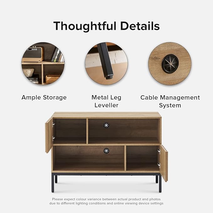 mopio Norwin 4 Piece Entertainment Center with Storage, 70" TV Stand, Industrial Modern Television Accent Cabinet, Oak Wood Media Console Table with 3-Tier Shelf Bookcase (3-Tier Display Set)