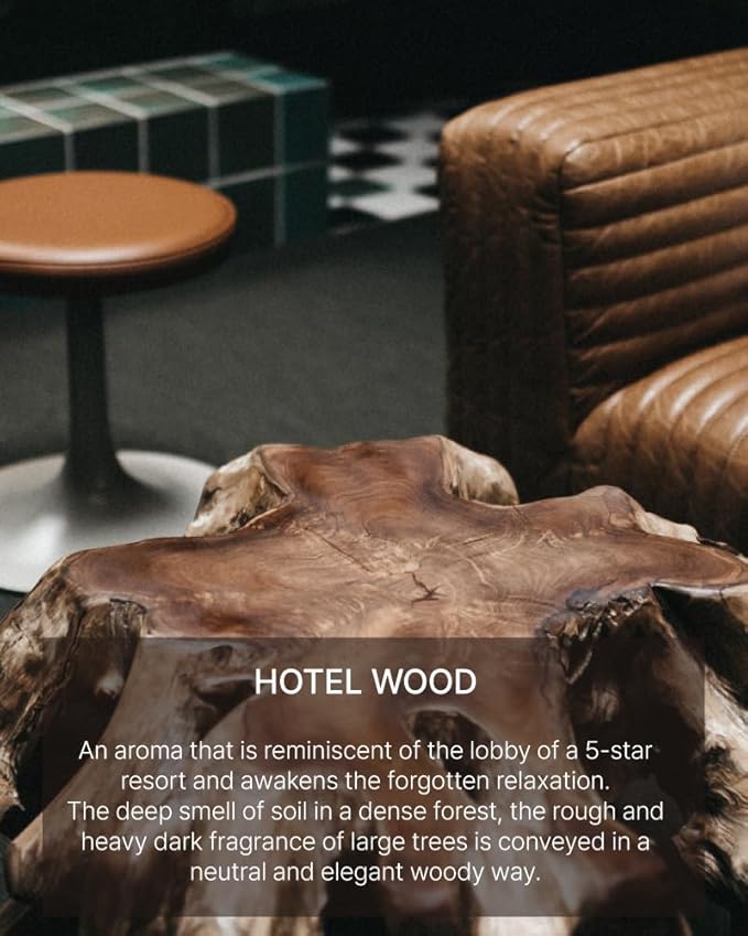 hetras. Premium Reed Diffuser: 16.9oz (500 ml) Large Capacity | Hotel Wood Scent | Fragrance Oil Diffuser Sticks for Home Office Bathroom Decor - Gifts for Loved one