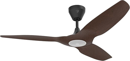 Big Ass Fans – Haiku L, Smart Ceiling Fan – Energy Efficient Cooling for Home, Bedroom, Office, Living Space, and More – 16 Lighting Settings with 7 Speed Settings – 52” - Cocoa/Black