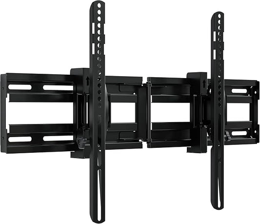 ECHOGEAR Extendable Tilting TV Wall Mount for 32 to 90" Screens up to 110lbs - Reduce Glare w/ 5.2" Extension for 12 deg Tilt - Universal TV Mount w/ 3-Step Install & Included Hardware – UL Listed