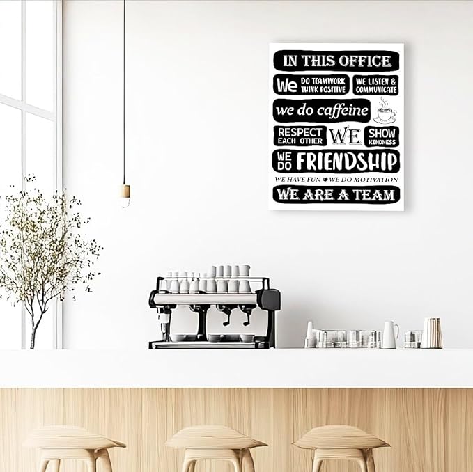 Gwisml In This Office Wall Decor,We Are A Team Artwork Inspirational Teamwork Canvas Frame Paintings For Home Workplace Wall Art Decor