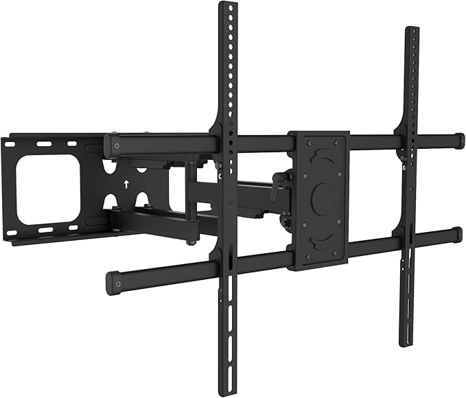ProMounts Articulating/Full Motion TV Wall Mount, Tilt Swivel Wall Mount Bracket for Most 50-110 Inch, Corner TV Mount for Curved, Flat Screen, LED, LCD, OLED, Plasma TVs, Holds up to 132 lbs.