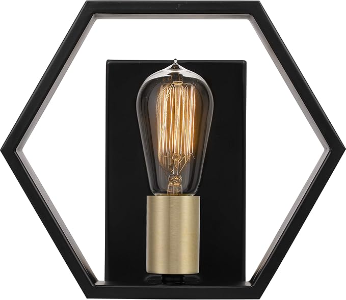 Quoizel Bismarck 1-Light Earth Black Wall Sconce