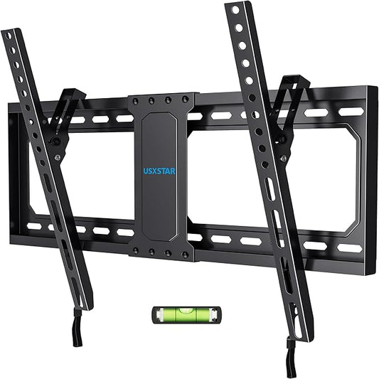 Tilt TV Wall Mount Fits 16-24" Studs, Holds 37-82" TVs up to 132 lbs, Max VESA 600x400mm - by USX STAR
