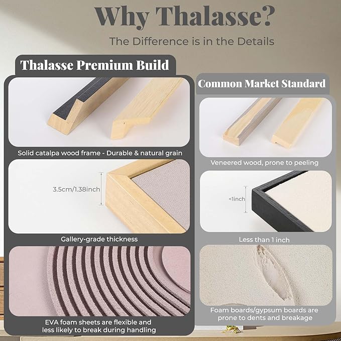 Framed 3D Textured Boho Neutral Abstract Wall Art for Living Room, 3 Piece Mid Century Modern Artwork for Walls, Creamy White Brown Relief Sculptures for Bedroom Hallway Wall Decor 20x30 In