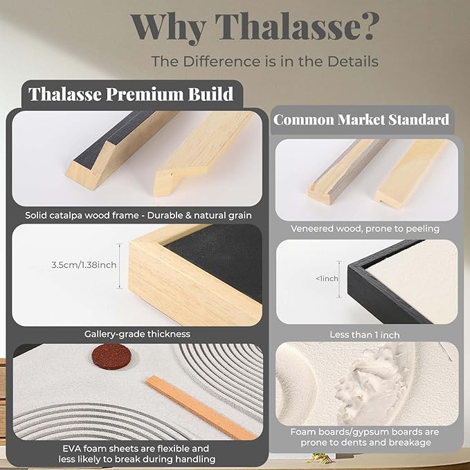 Framed Abstract 3D Textured Wall Art for Living Room, 3 Piece Modern Geometric Artwork for Walls, Boho Black White Texture Pictures for Bedroom Dining Room Office Wall Decor 20x30 In