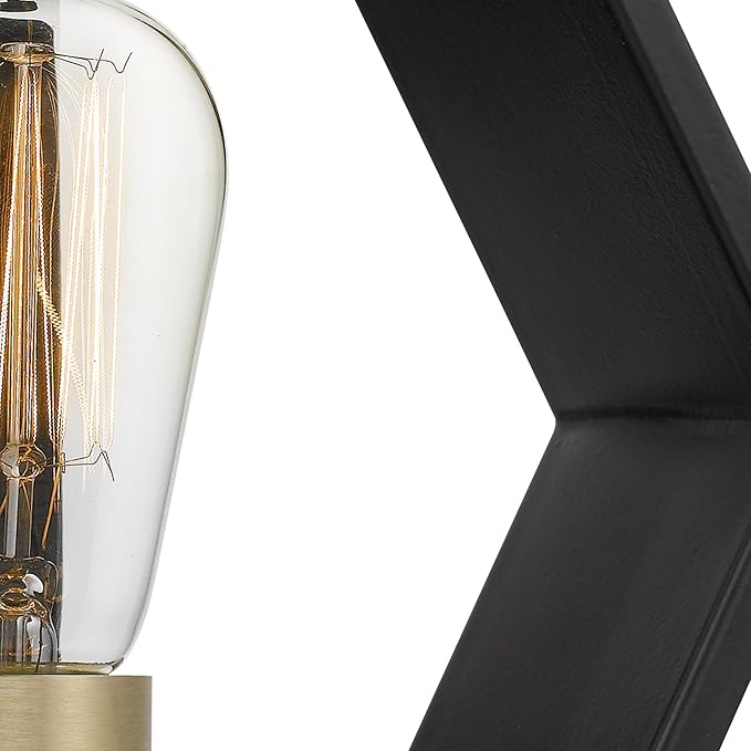 Quoizel Bismarck 1-Light Earth Black Wall Sconce