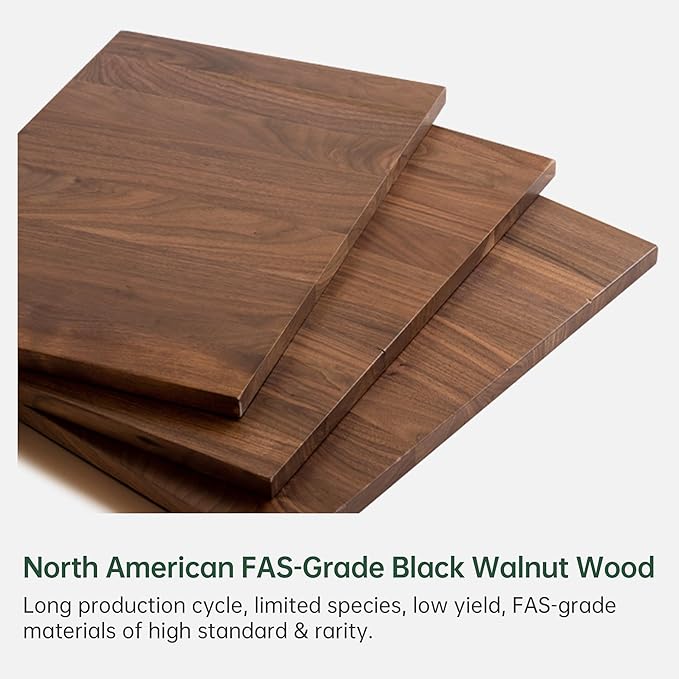 YESWOOD 78.74" L Solid Walnut Wood TV Stand & Side Cabinet, Mid Century Modern Media Console Entertainment Center Table with Storage, Living Room Cabinet with Glass Door & Adjustable Shelf & Drawers