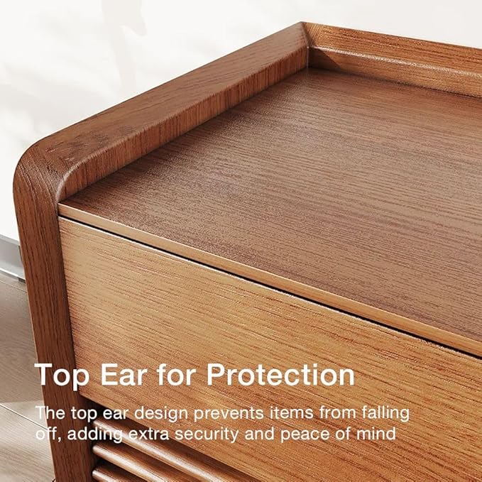 POVISON Fully-Assembled Mid Century TV Stand with Adjustable LED Lights, Wood Media Console with 4 Drawers for 75-inch TVs, Modern Entertainment Center with Storage for Living Room