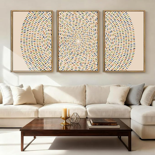 Anyzal Christian Wall Art Jesus Feeds the 5000 Wall Art Jesus Wall Decor 16x24 Inch Set of 3 for Living Room Bedroom Dining Room