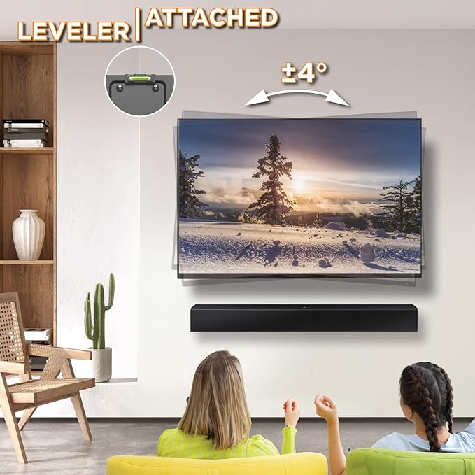 ProMounts Articulating/Full Motion TV Wall Mount, Tilt Swivel Wall Mount Bracket for Most 50-110 Inch, Corner TV Mount for Curved, Flat Screen, LED, LCD, OLED, Plasma TVs, Holds up to 132 lbs.