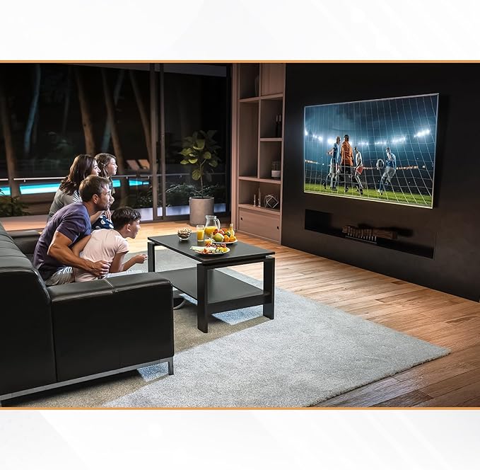 Ultra Slim Tilt TV Wall Mount Bracket for BenQ RP6502 65" Class 4K UHD Educational Touchscreen LED Display - RP6502 - Low Profile 1.7" from Wall, 12° Tilt Angle, Easy Install