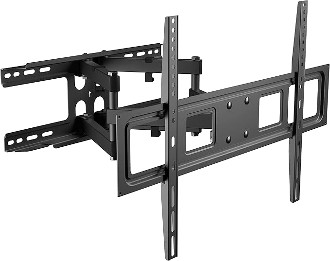 ProMounts Articulating/Full Motion Universal Swivel Heavy Duty TV Wall Mount, Adjustable Long Arm Bracket for 37-85 Inch LED, LCD Plasma Flat and Curved TV Screens holds up to 88 lbs, Max VESA 600x400
