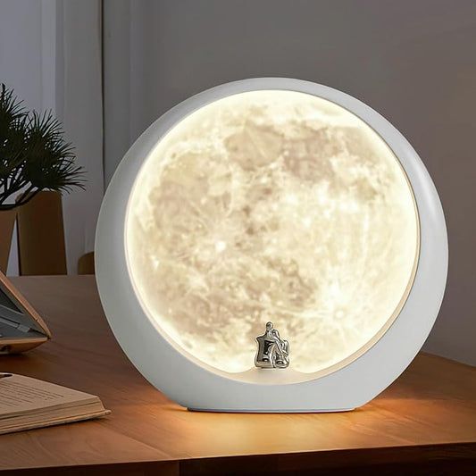 mamre Super Moon Lamp Table Lamp Gift Special Women's Gift for Bedroom Living Room Suprise Gift for Valentine's Day Birthday Wedding Anniversary