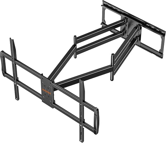 Extra Long Arm Sliding TV Wall Mount with 43inch Extension, Heavy Duty Full Motion TV Mount for Extra Large 85, 90, 98, 100, 120" Screens up to 299 lbs, Max VESA 900x600mm, 16-24" Stud Wall