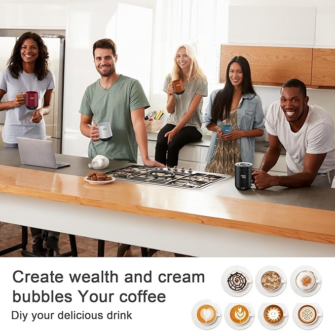 16Oz Temperature Control Smart Mug, Self Heating Coffee Mug LED Display, 180 Min Battery Life - Hot up to 149℉ Fast Wireless Charger Base Improved Design coffee serving sets mug(16oz, Dusty Rose)