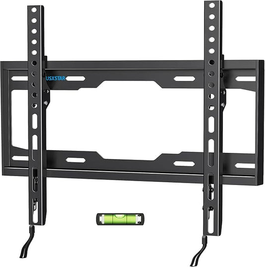 Fixed TV Wall Mount for Most 26-60 Inch Screen, Low Profile TV Mount with Quick Release Lock, Ultra Slim Wall Mount Bracket, Max VESA 400x400mm, Holds up to 99 lbs, up to 16”Wood Studs by USX STAR