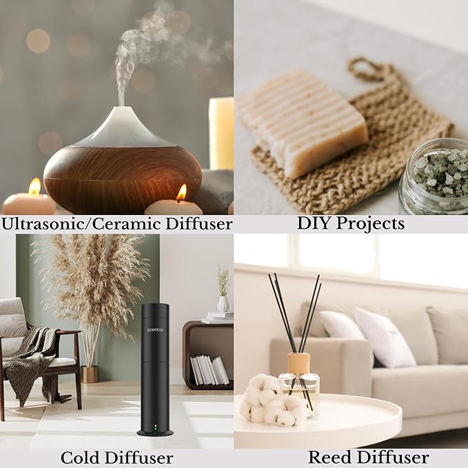 Scentia Hotel Diffuser Oil Inspired by The Wynn, Las Vegas Hotel - 120 mL 4.06 fl oz - Essential Oil Blend Melon, Raspberry, Jasmine & Lemon for Aromatherapy Diffusers - Mystical, Thanksgiving Gift